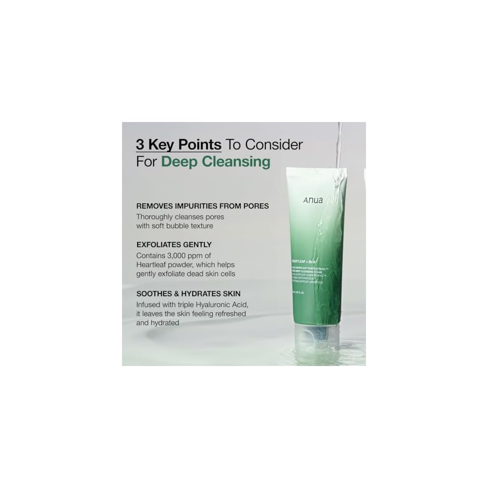 Anua Double Cleanser Duo — Heartleaf Pore Control Oil + Quercetinol Cleansing Foam | Nova Crown Beauty