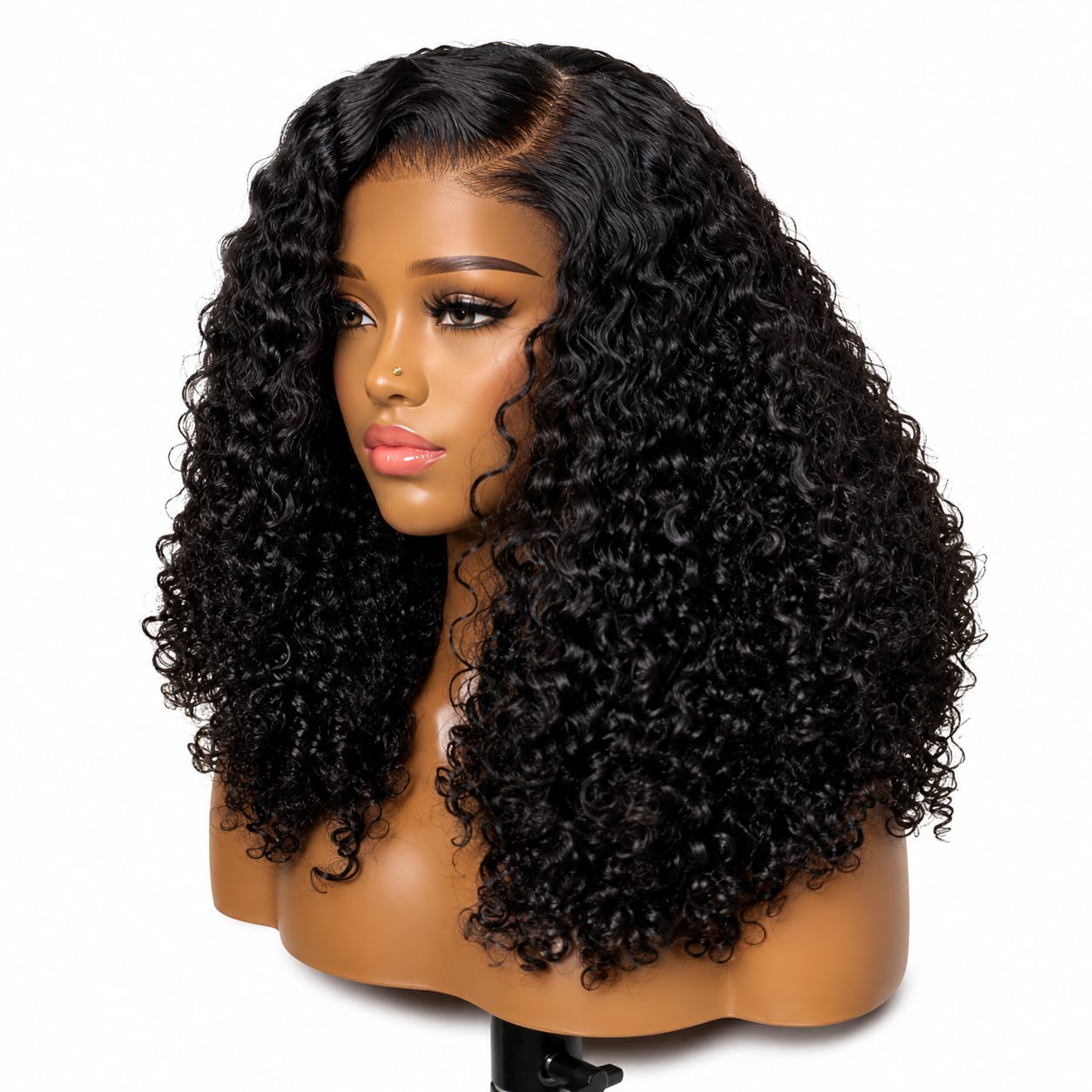 14 x 4 Double drawn full frontal Italian curls