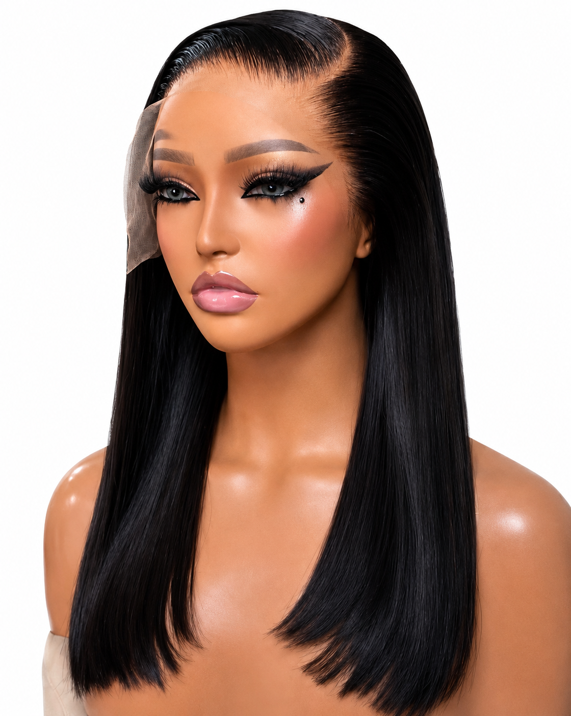 16" Double Drawn Bone Straight 13x4 HD Frontal (1B/4)