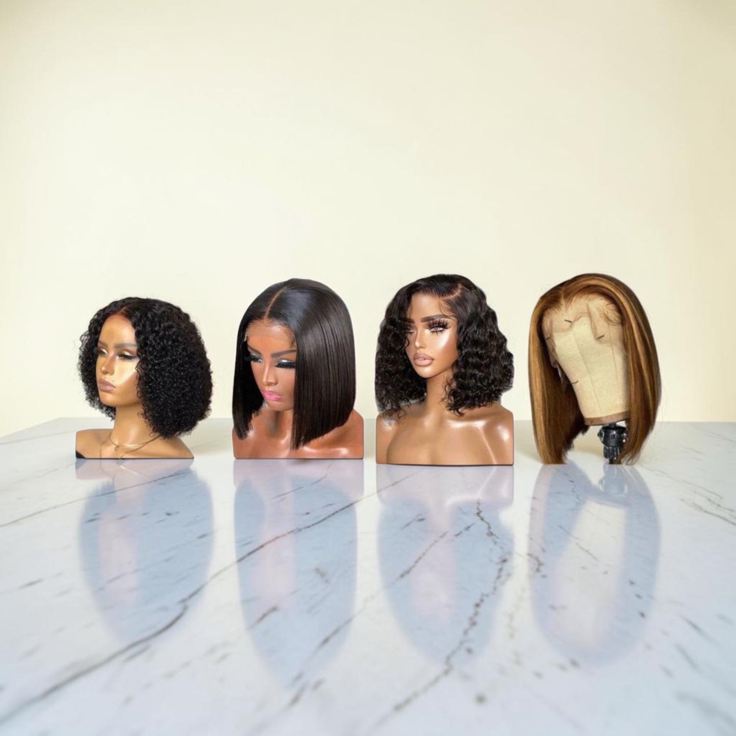 Hair Business starter combo-4 Wigs(Mistery gift)