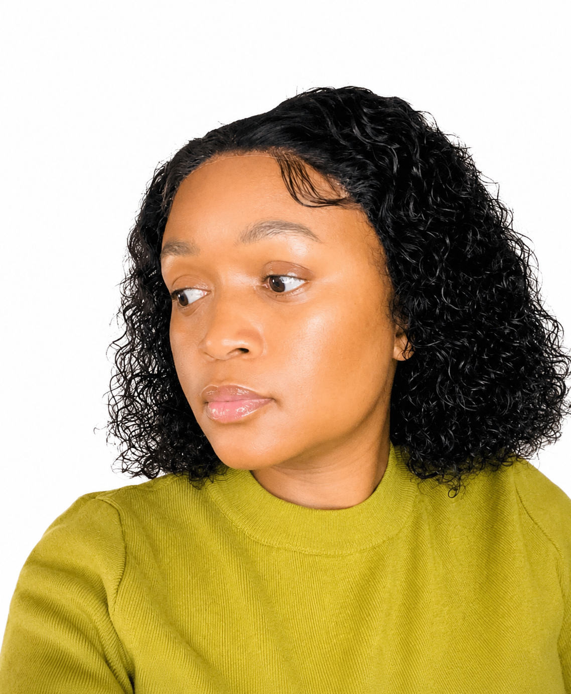 12" 5x5 Lace Closure Jerry Curl Wig | 100% Premium Human Hair