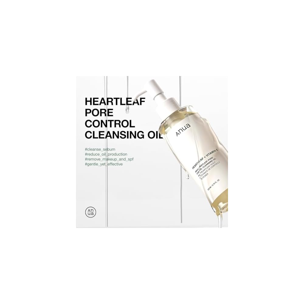 Anua Double Cleanser Duo — Heartleaf Pore Control Oil + Quercetinol Cleansing Foam | Nova Crown Beauty