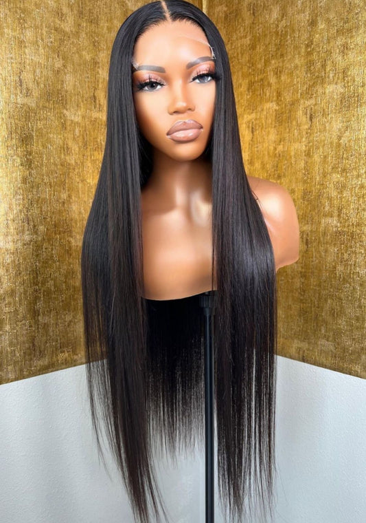 4x4 Straight Closure Wig