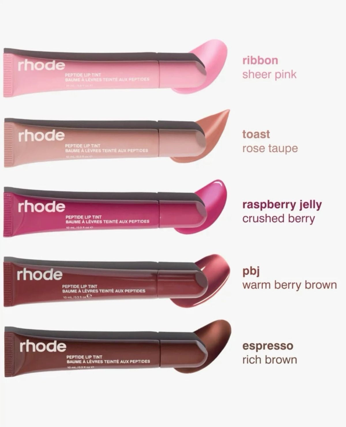 Rhode 4-Piece Lip Kit — Mixed Shades | Nourishing, Glossy & Irresistibly Lush | Nova Crown Beauty