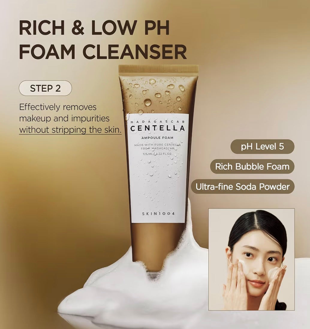 SKIN1004 Centella Double Face Cleansing Set | Exfoliating, Calming & Hydrating