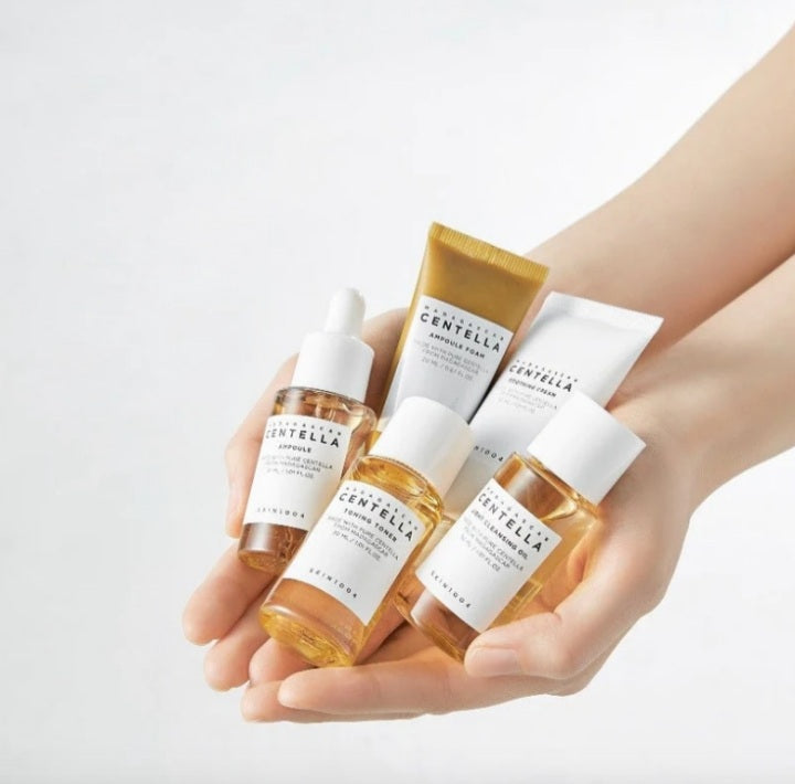 SKIN1004 Centella 5-Step Travel Skincare Set | Calming, Hydrating & Soothing