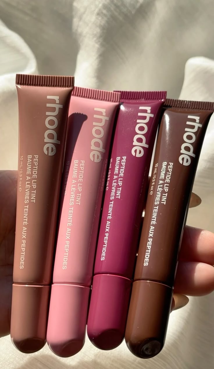 Rhode 4-Piece Lip Kit — Mixed Shades | Nourishing, Glossy & Irresistibly Lush | Nova Crown Beauty