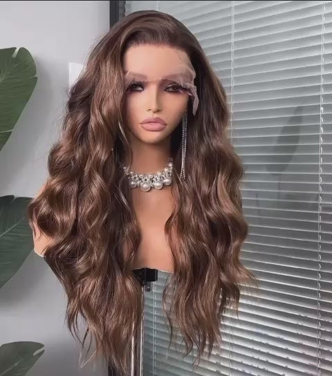 Luxury Body Wave Futura Wig-Brown Highlighted