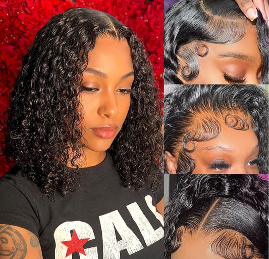 5x5 Deep Curly Glueless Wig | 100% Human Hair, Natural & Effortless