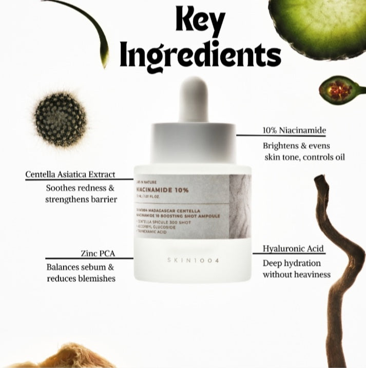 SKIN1004 Niacinamide 10 Boosting Shot | 10% Brightening Ampoule Serum