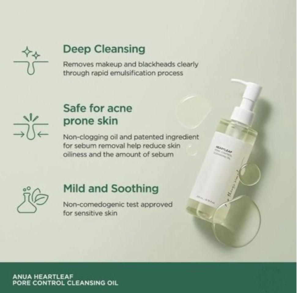 Pore Control Cleansing Oil | Deep Cleanse, Minimise Pores & Clear Skin